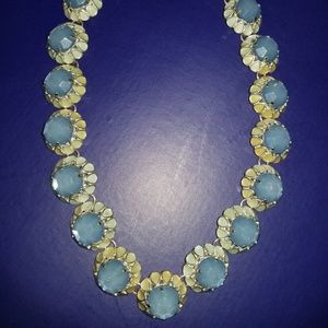 Baublebar Blue and Silver Statement Necklace